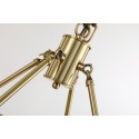 Fine Brass 6 Light Chandelier