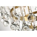 Fine Brass 6 Light Chandelier