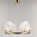 Fine Brass 6 Light Chandelier