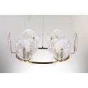 Fine Brass 6 Light Chandelier