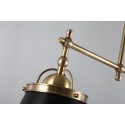 Black Fine Brass 3 Light Chandelier