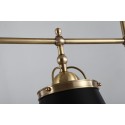 Black Fine Brass 3 Light Chandelier