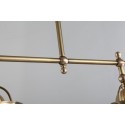 Black Fine Brass 3 Light Chandelier