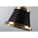 Black Fine Brass 3 Light Chandelier