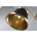 Black Fine Brass 3 Light Chandelier