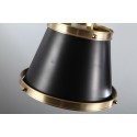 Black Fine Brass 3 Light Chandelier