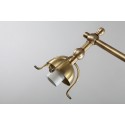 Black Fine Brass 3 Light Chandelier