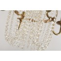 Fine Brass 4 Light Crystal Chandelier