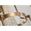 Fine Brass 4 Light Crystal Chandelier