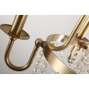 Fine Brass 4 Light Crystal Chandelier