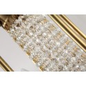 Fine Brass 4 Light Crystal Chandelier