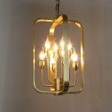 Fine Brass 8 Light Chandelier