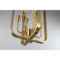 Fine Brass 8 Light Chandelier