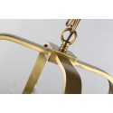 Fine Brass 8 Light Chandelier