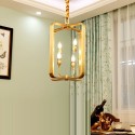 Fine Brass 4 Light Chandelier