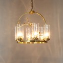 Fine Brass 6 Light Chandelier