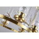 Fine Brass 6 Light Chandelier