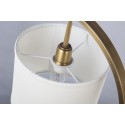 Fine Brass 3 Light Chandelier with Fabric Shades