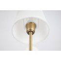 Fine Brass 6 Light Chandelier with Fabric Shades