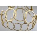 Fine Brass 6 Light Chandelier