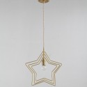 Fine Brass 1 Light Chandelier