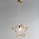 Fine Brass 1 Light Chandelier