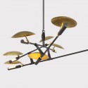 Modern/ Contemporary 8 Light Chandelier