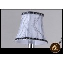 6 Light Retro Gray Candle Style Crystal Chandelier