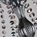 12 Light (8+4) 2 Tiers Retro Gray Candle Style Crystal Chandelier