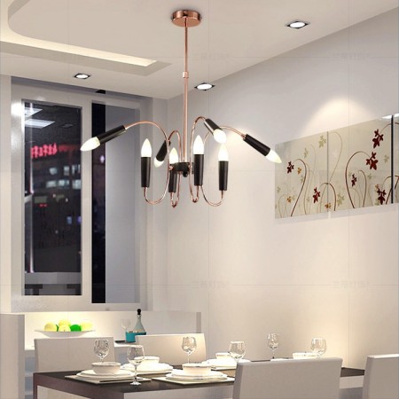 Two Tiers 8 Light Modern/ Contemporary Chandelier