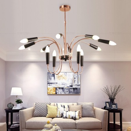 Two Tiers 12 Light Modern/ Contemporary Chandelier