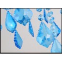 18 Light (12+6) 2 Tiers Blue Candle Style Crystal Chandelier