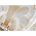 6 Light Champagne Candle Style Crystal Chandelier