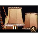 8 Light Amber Candle Style Crystal Chandelier