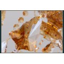 10 Light Amber Candle Style Crystal Chandelier