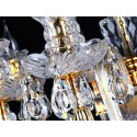 5 Light Gold Candle Style Crystal Chandelier