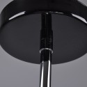 Black Retro Vintage Metal 8 Light Single Tier Chandelier