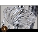 10 Light Black Retro Candle Style Crystal Chandelier