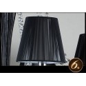 12 Light Black Retro Candle Style Crystal Chandelier