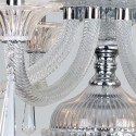 6 Light Clear Candle Style Crystal Chandelier