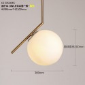 1 Light Modern/ Contemporary Pendant Light with Glass Shade Light