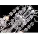 6 Light Clear Candle Style Crystal Chandelier