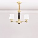 3 Light Brass American Modern Luxurious Chandelier