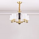 5 Light Brass American Modern Luxurious Chandelier