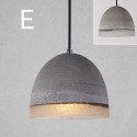 1 Light Vintage Cement Pendant Light