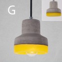 1 Light Vintage Cement Pendant Light