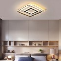 Modern Contemporary Square Aluminum Alloy Flush Mount Ceiling Light