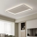 Modern Contemporary Rectangle Ultra-thin Aluminum Alloy Flush Mount Ceiling Light