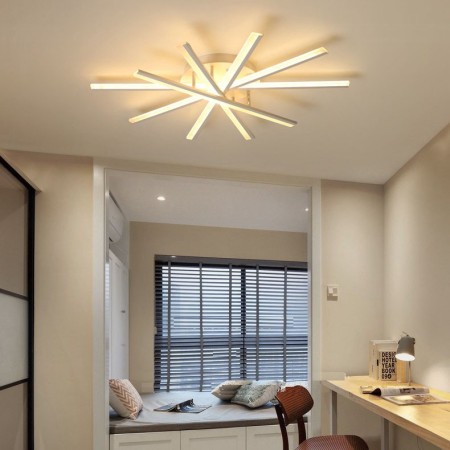 5 Light Modern Contemporary Aluminum Alloy Flush Mount Ceiling Light