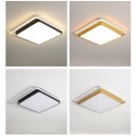 Modern Contemporary Square Stainless Steel Flush Mount Ceiling Light